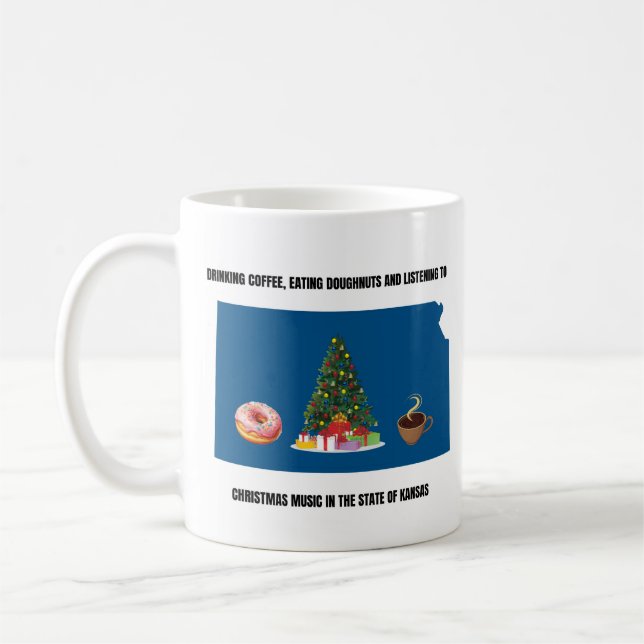 Taza De Café Coffee, Doughnuts and Christmas Music in Kansas (Izquierda)