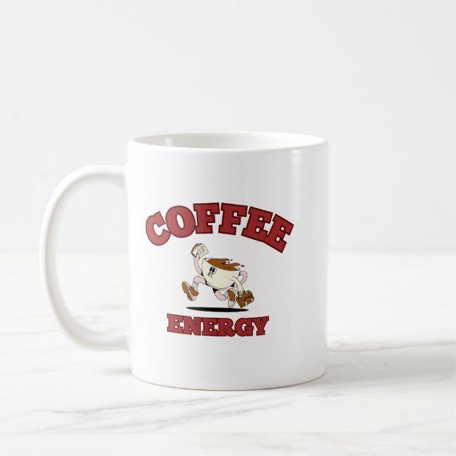 Taza De Café Coffee Energy Mug - Amantes del café con motivació (Izquierda)