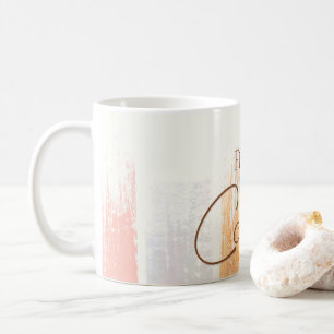 Taza De Café Coffee First Fun Boho Watercolor