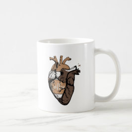 Taza De Café Coffee Heart Organ mug