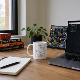 Taza De Café Coffee Is My Control Voltage – Synth Nerd Kaffee