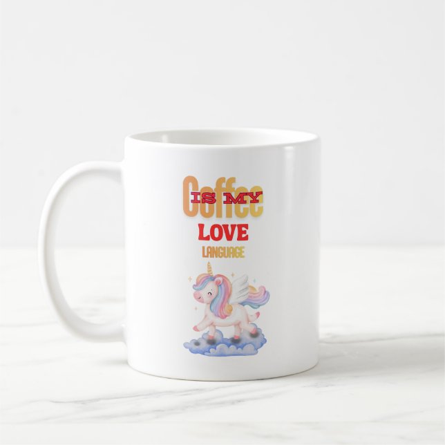 Taza De Café Coffee is My Love Language (Izquierda)