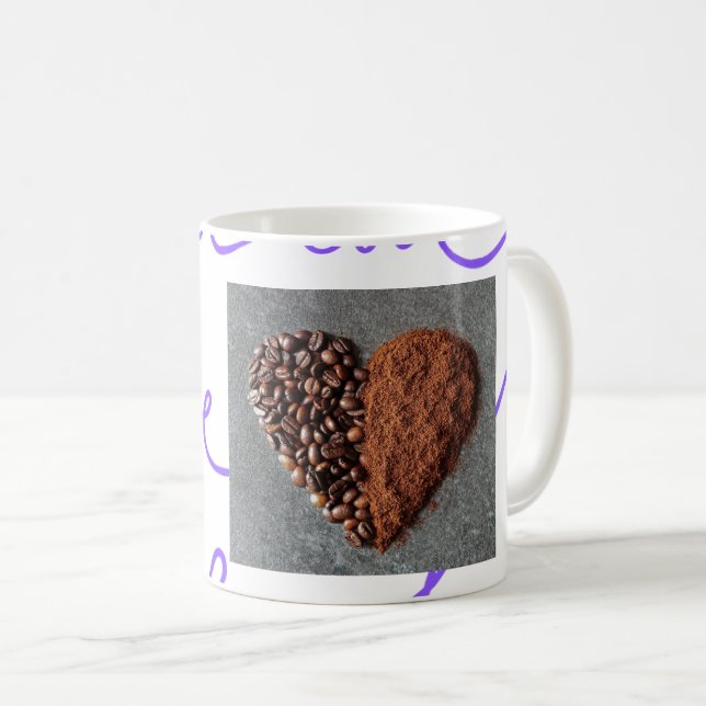 Taza De Café Coffee Love (Anverso derecho)