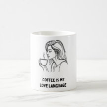 Coffee Lover Chica Mug: Sip y Savor