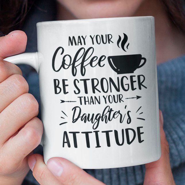 Taza De Café Coffee Lover es una madre graciosa con la actitud  (Subido por el creador)
