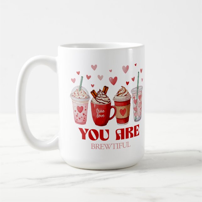 Taza De Café Coffee Lover Valentines Day (Izquierda)