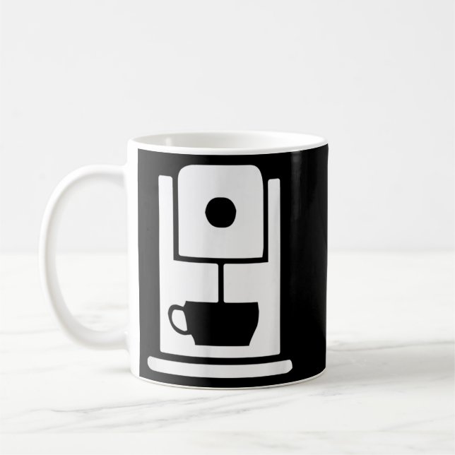 Taza De Café Coffee Machine Cafe Worker Uniform (Izquierda)