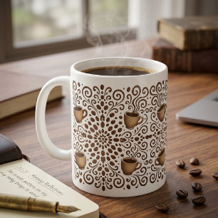 Taza De Café Coffee Mandala