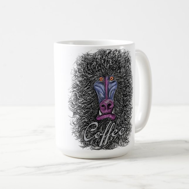 Taza De Café Coffee Mandrill (Anverso derecho)