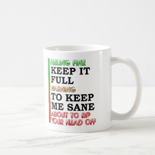 Taza De Café Coffee Meter Funny Mug