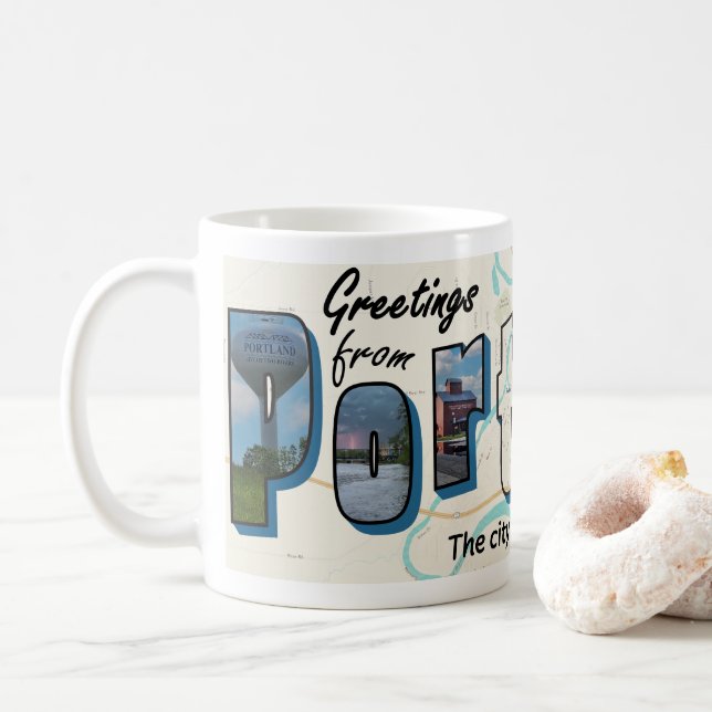 Taza De Café Coffee Mug (Con donut)