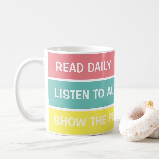 Taza De Café Coffee Mug 11oz (Con donut)