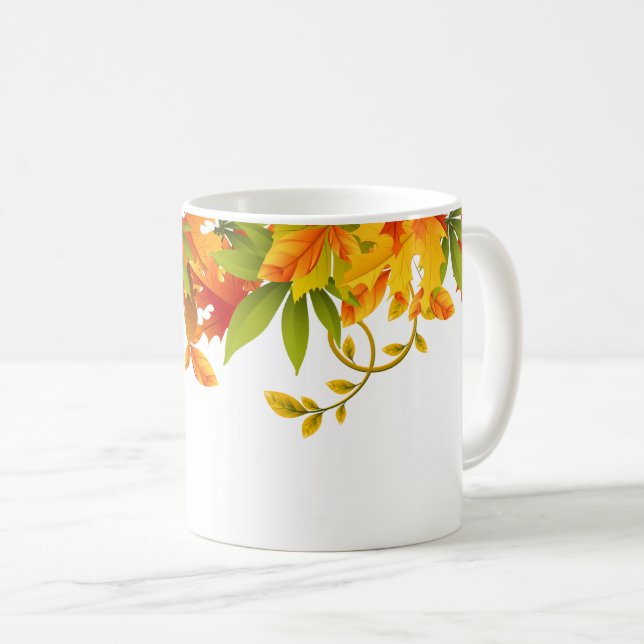 Taza De Café Coffee Mug-Autumn Leaves (Anverso derecho)