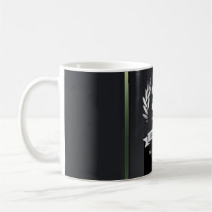 Taza De Café Coffee Mug Black Whit Gray