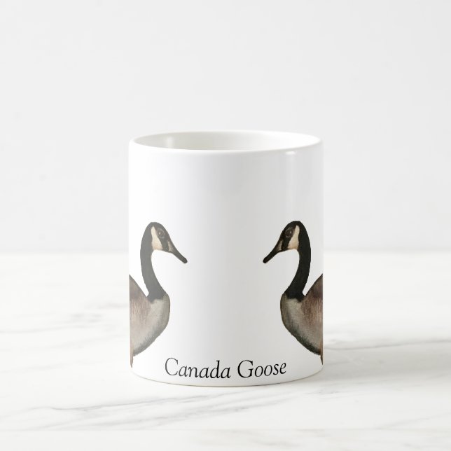 Taza De Café Coffee Mug blanco de ganso de Canadá (Centro)