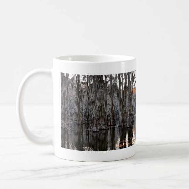 Taza De Café Coffee Mug - Caddo Lake sunset002 (Izquierda)