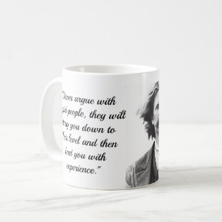 Taza De Café Coffee Mug con la cita Mark Twain