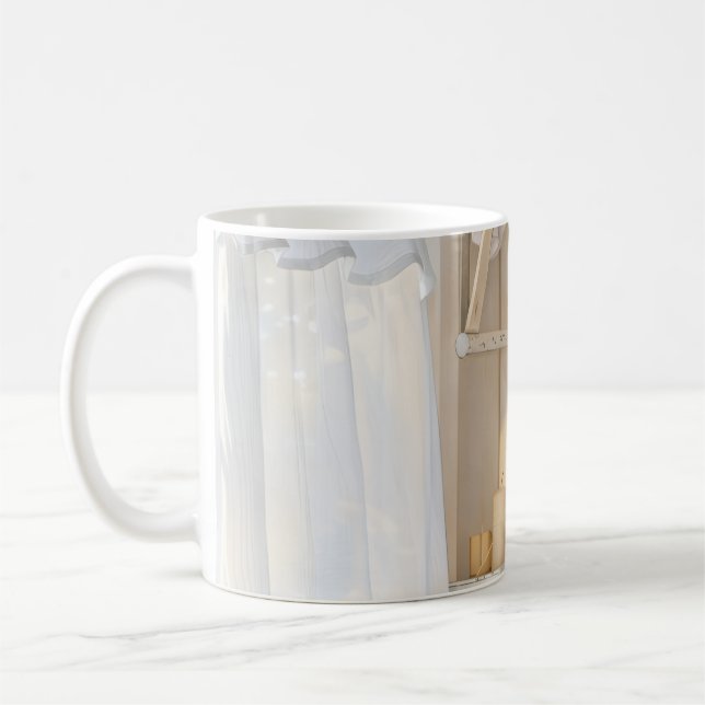 Taza De Café Coffee Mug Curtain in the Wind (Izquierda)