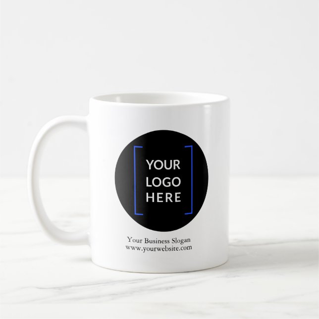 Taza De Café Coffee Mug Custom Company Logo Personalized Logo  (Izquierda)