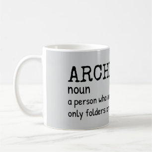 Taza De Café Coffee Mug de definición de archivista testigo