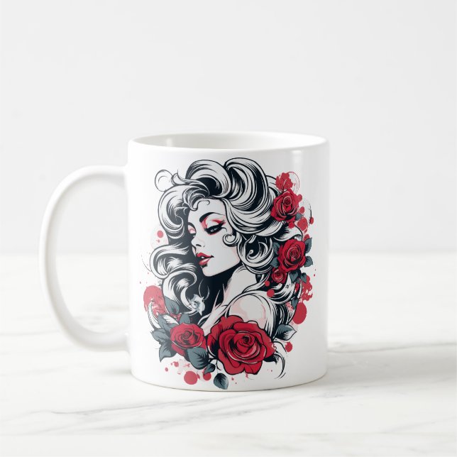 Taza De Café Coffee Mug de diseñador único (Izquierda)