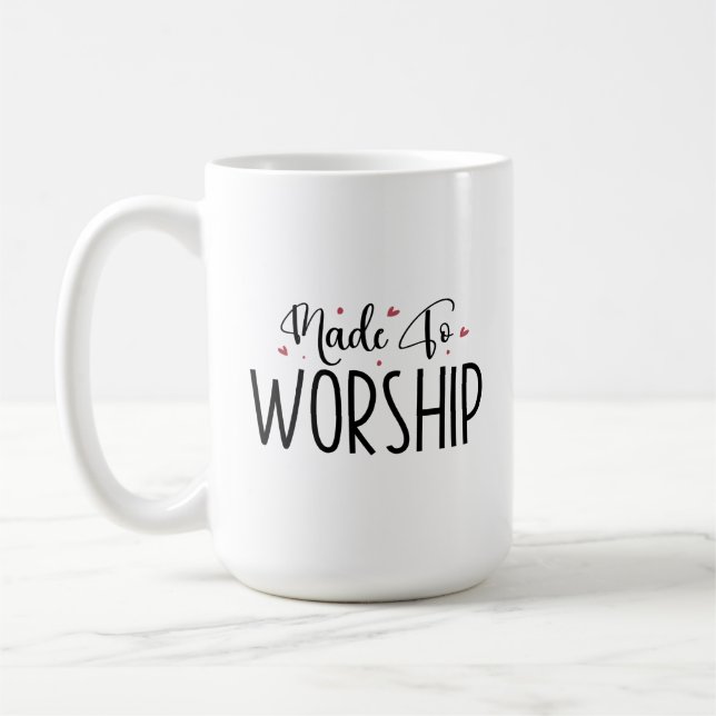Taza De Café Coffee Mug de fe cristiana (Izquierda)