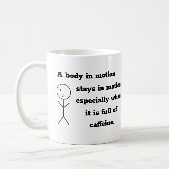 Taza De Café Coffee Mug de Funny Physics (Izquierda)