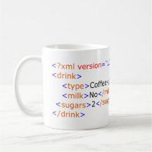 Coffee Mug de programación XML