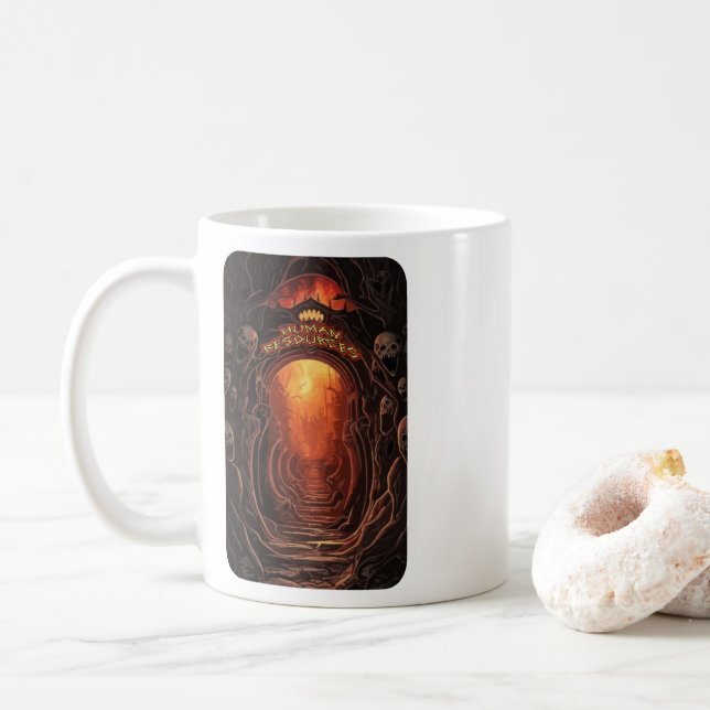 Taza De Café Coffee Mug de Recursos Humanos (Con donut)