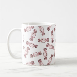 Taza De Café Coffee Mug de Relieve metalizado rosa