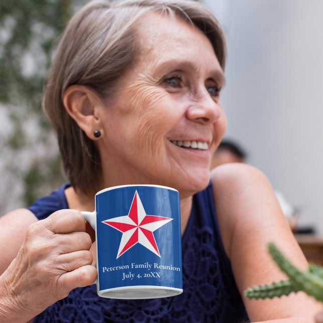 Taza De Café Coffee Mug de Reunión Familiar Patriótica (Subido por el creador)