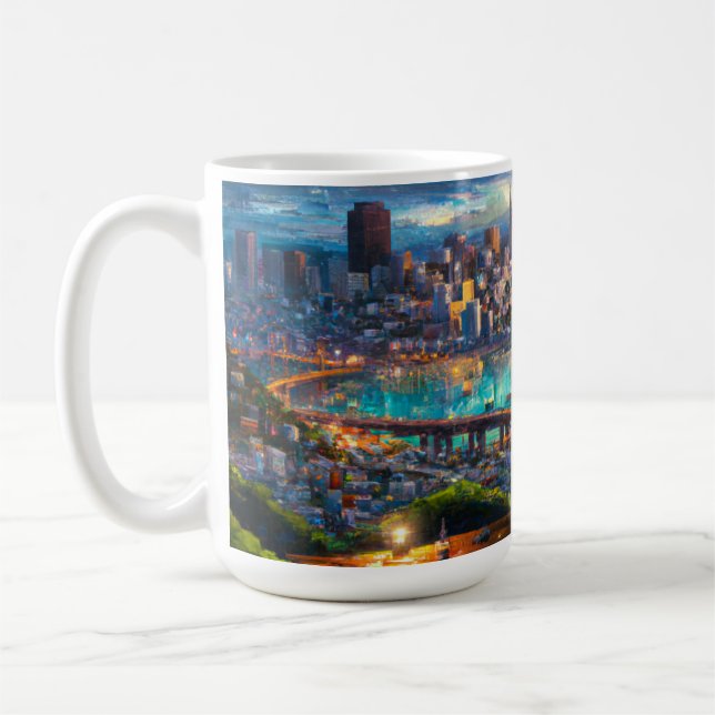 Taza De Café Coffee Mug de San Francisco (Izquierda)
