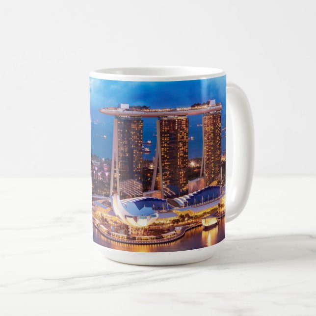 Taza De Café Coffee Mug de Singapur (Anverso derecho)