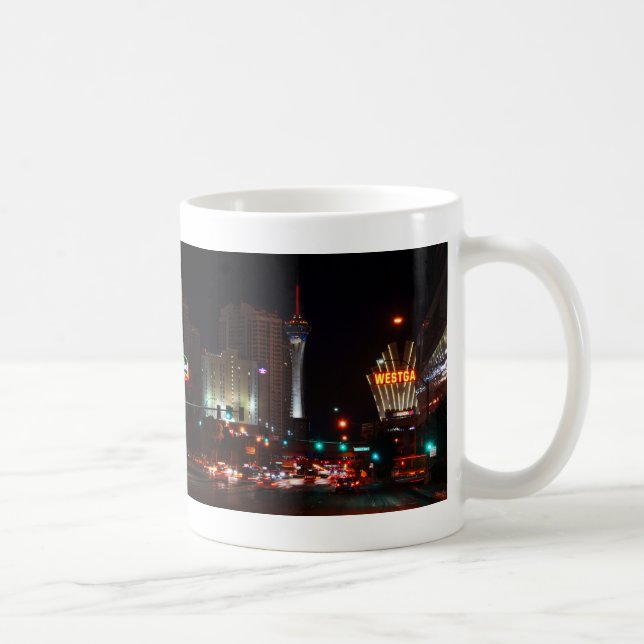 Taza De Café Coffee Mug de Vegas Paradise Road (Derecha)