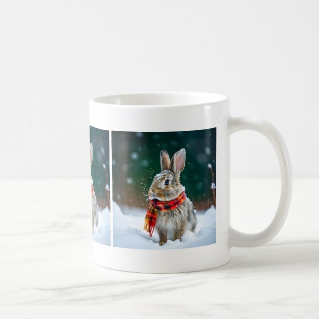 Taza De Café Coffee Mug de Winter Rabbit (Derecha)