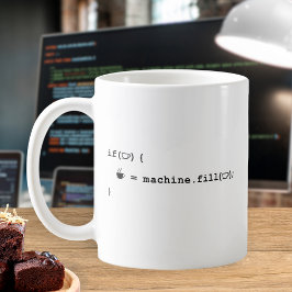 Taza De Café Coffee Mug del programador - Si el café está vacío