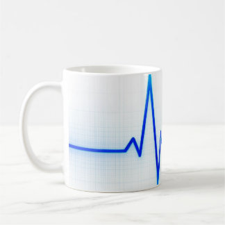 Taza De Café Coffee Mug delgado de la Línea Azul