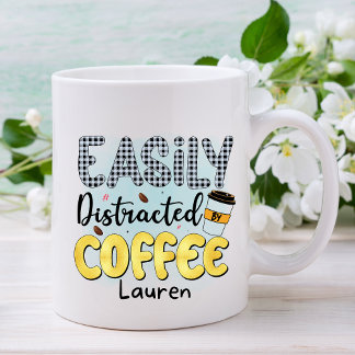 Taza De Café Coffee Mug Distraído Fácilmente