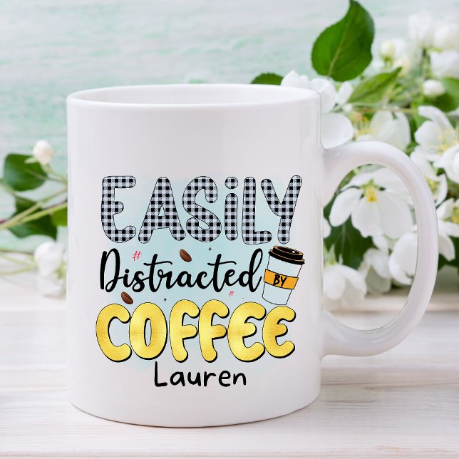 Taza De Café Coffee Mug Distraído Fácilmente (Subido por el creador)