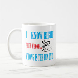 Taza De Café Coffee Mug divertido | Mug correcta o incorrecta |