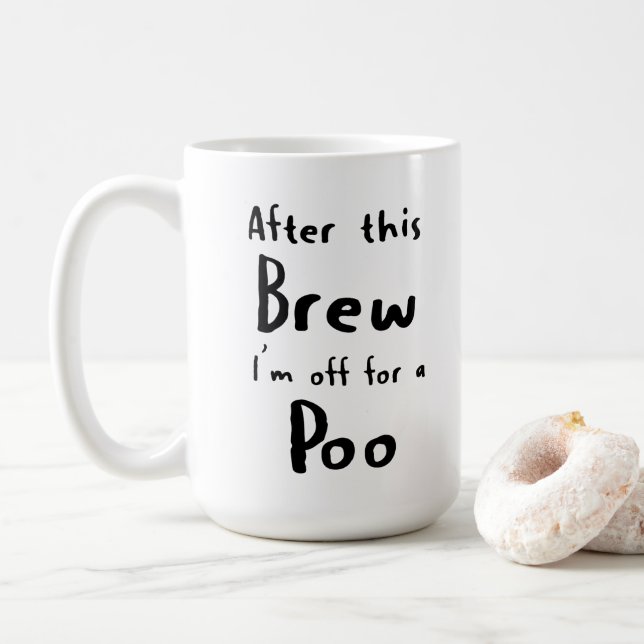 Taza De Café Coffee Mug divertido para las risas matutinas (Con donut)