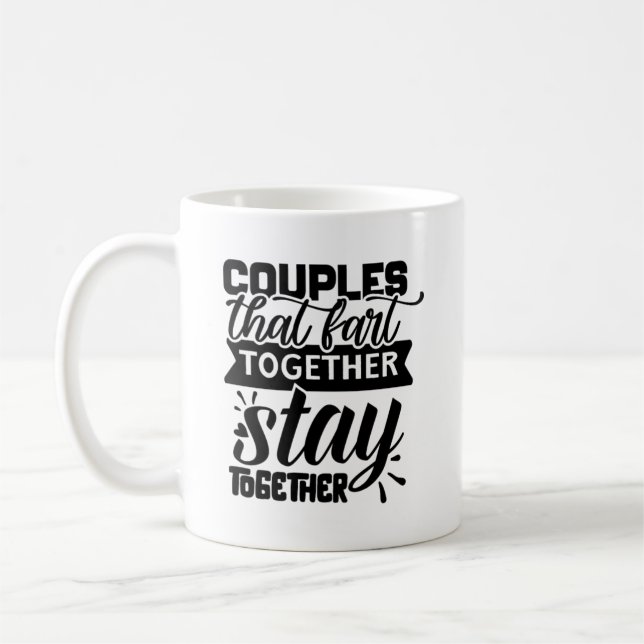 Taza De Café Coffee Mug divertido | Parejas Café Mug | (Izquierda)