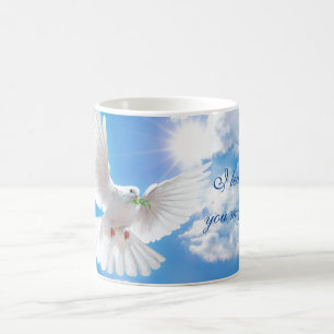Taza De Café Coffee Mug Dove Peace
