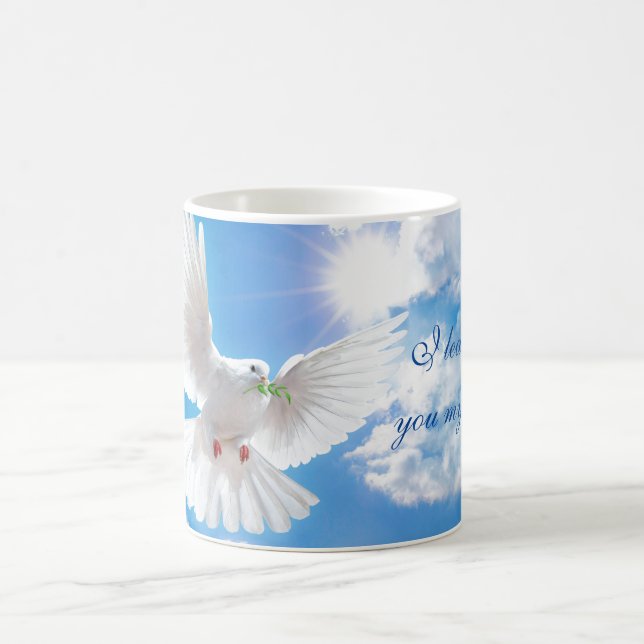 Taza De Café Coffee Mug Dove Peace (Centro)