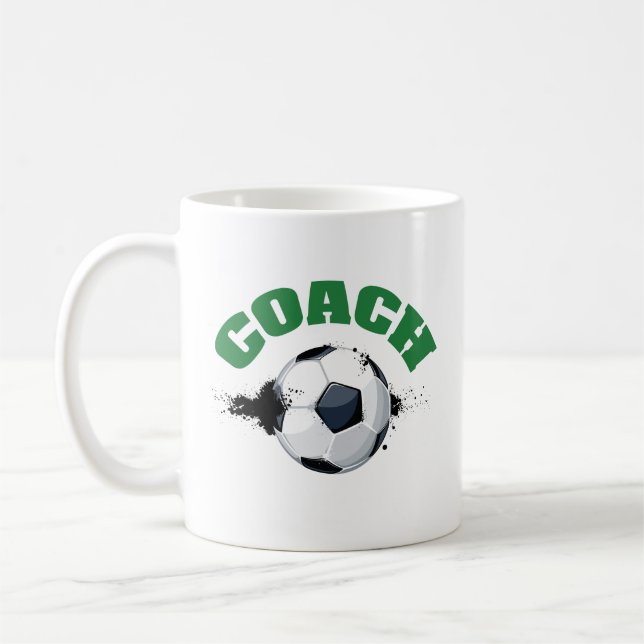 Taza De Café Coffee Mug, entrenador de fútbol (Izquierda)