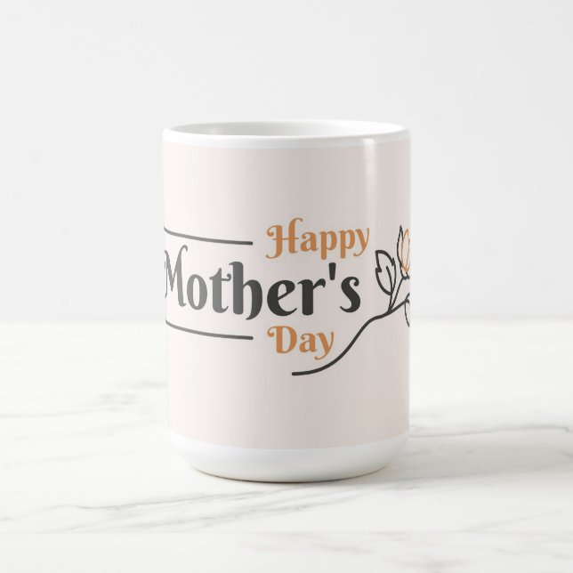 Taza De Café Coffee Mug feliz Día de la Madre (Centro)