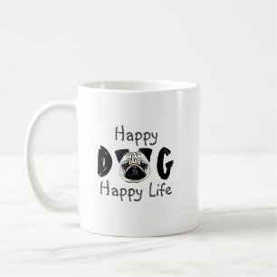 Taza De Café Coffee Mug Happy Dog