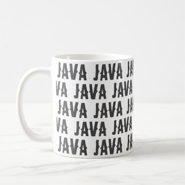 Taza De Café Coffee Mug "Java" Gran idea de regalo (Izquierda)