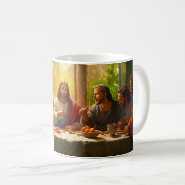 Taza De Café Coffee Mug Jesus Última Cena (Anverso derecho)