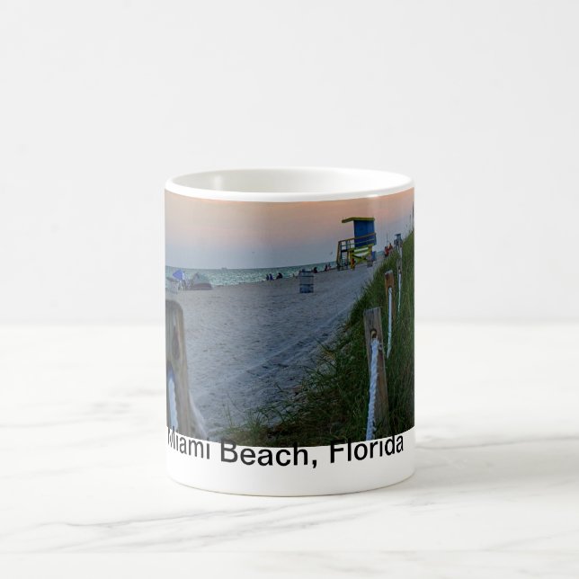 Taza De Café Coffee Mug Miami Beach Dunes (Centro)